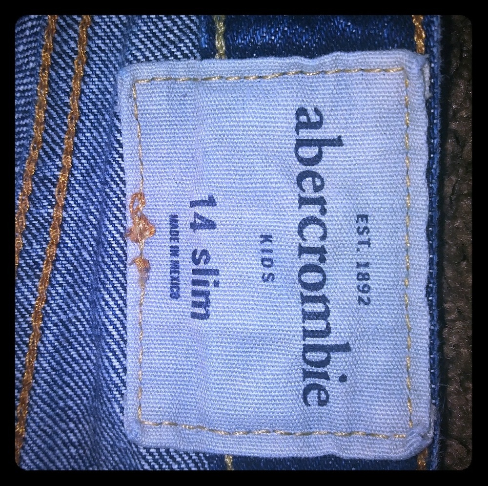 Abercrombie Kids 14 Slim Girls Jeans